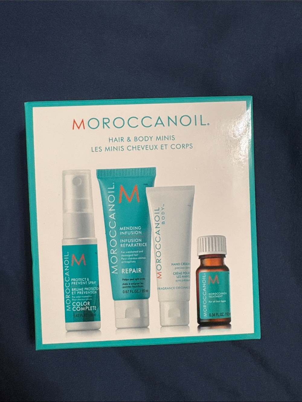Moroccanoil Teal Hair & Body Minis Gift Set